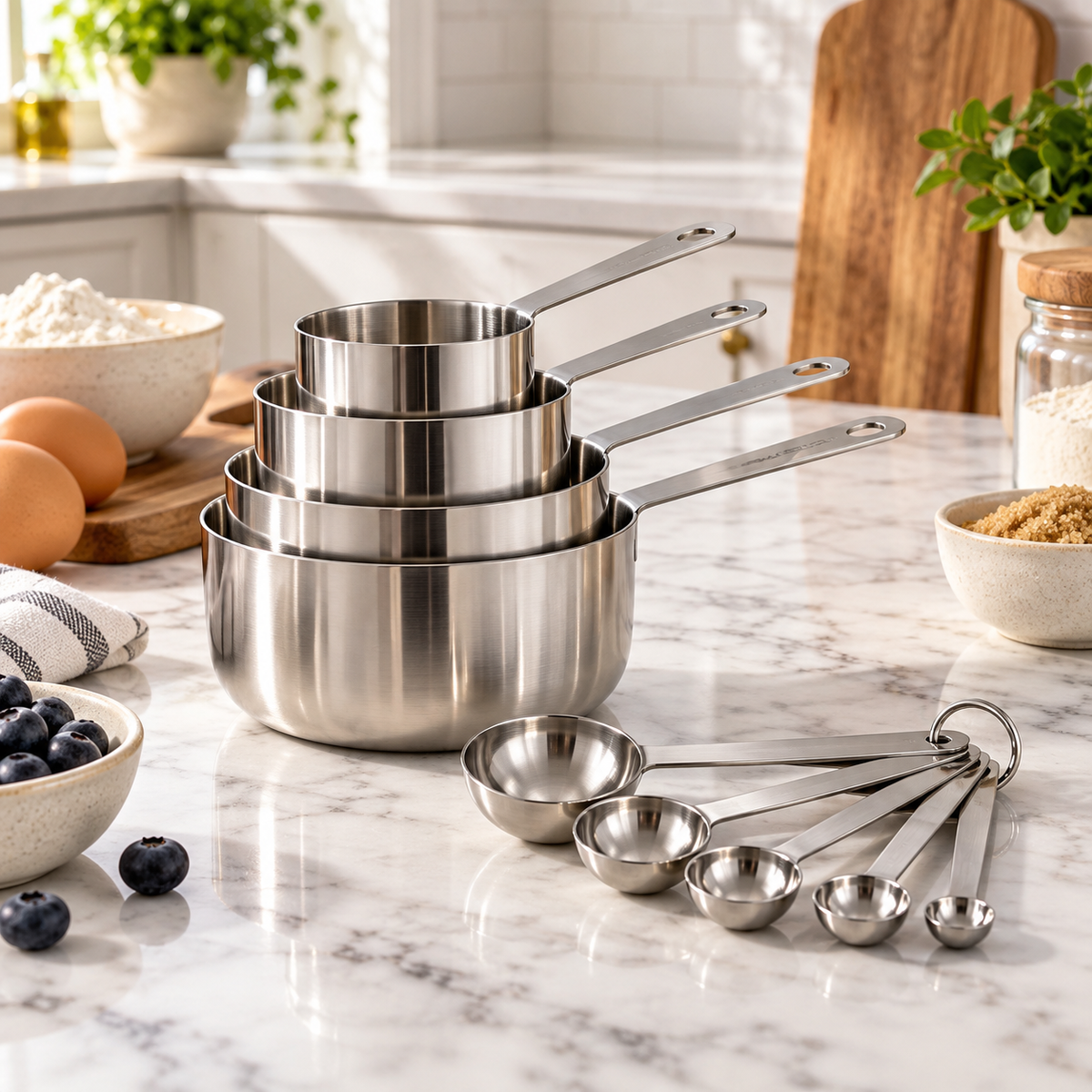 Auramavix™ MeasureMate Magnetic Measuring Spoon Set